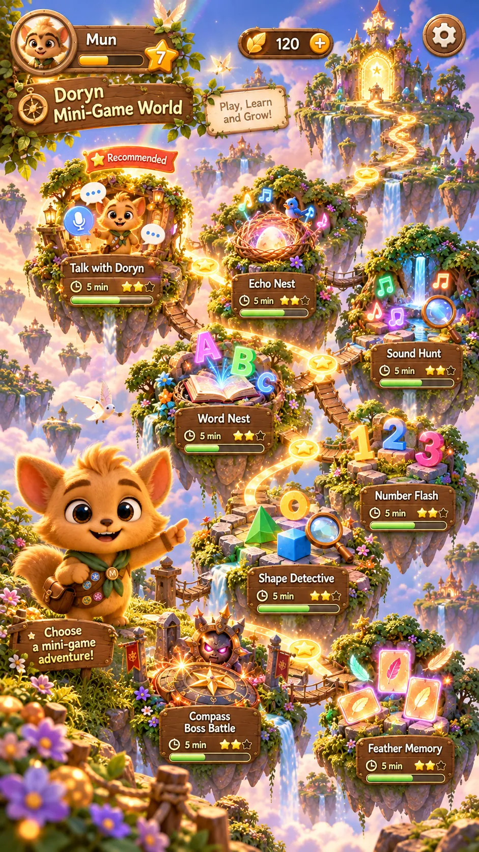 Doryn Mini-Game World